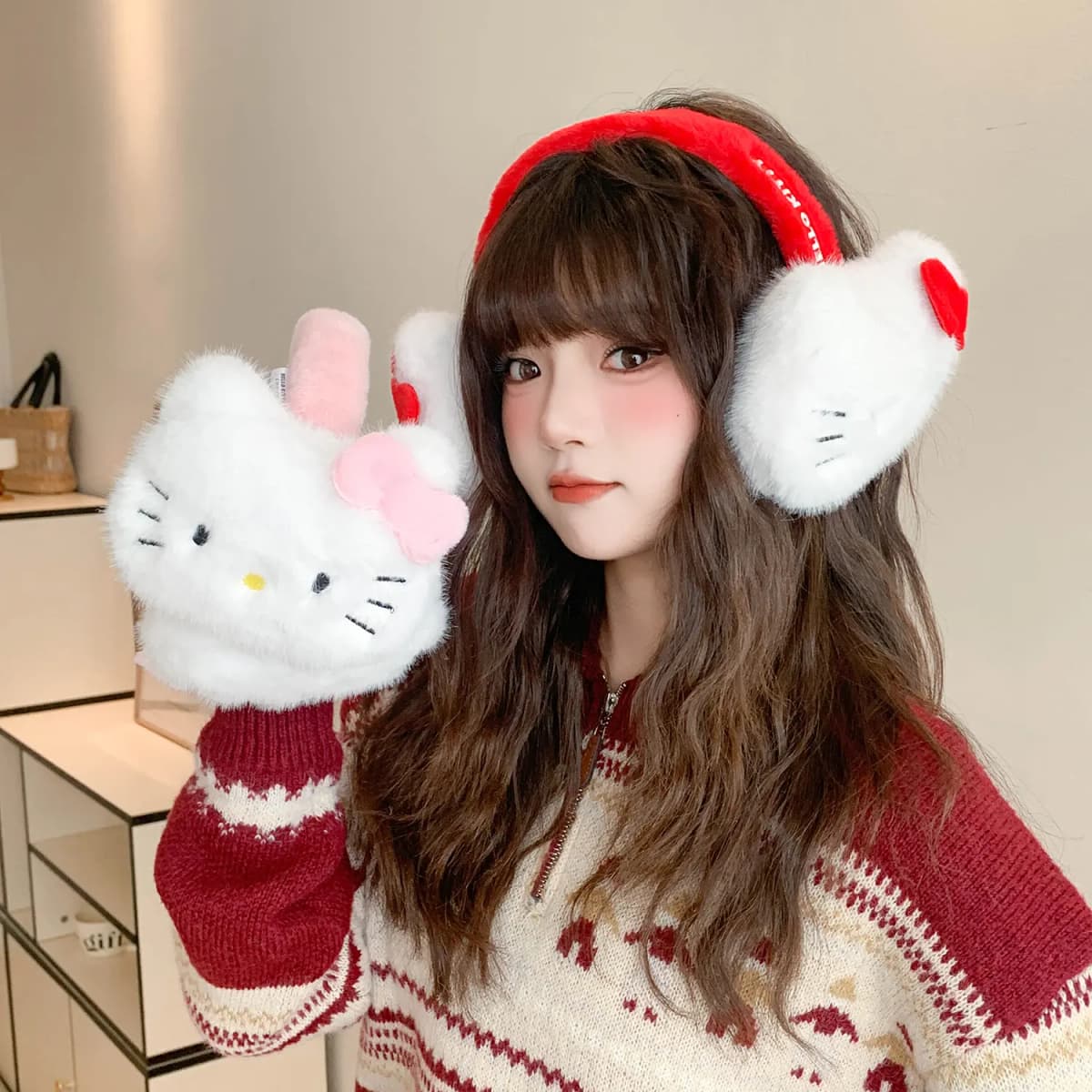 Sanrio Hello Kitty Qulaqcıq Unisex 5