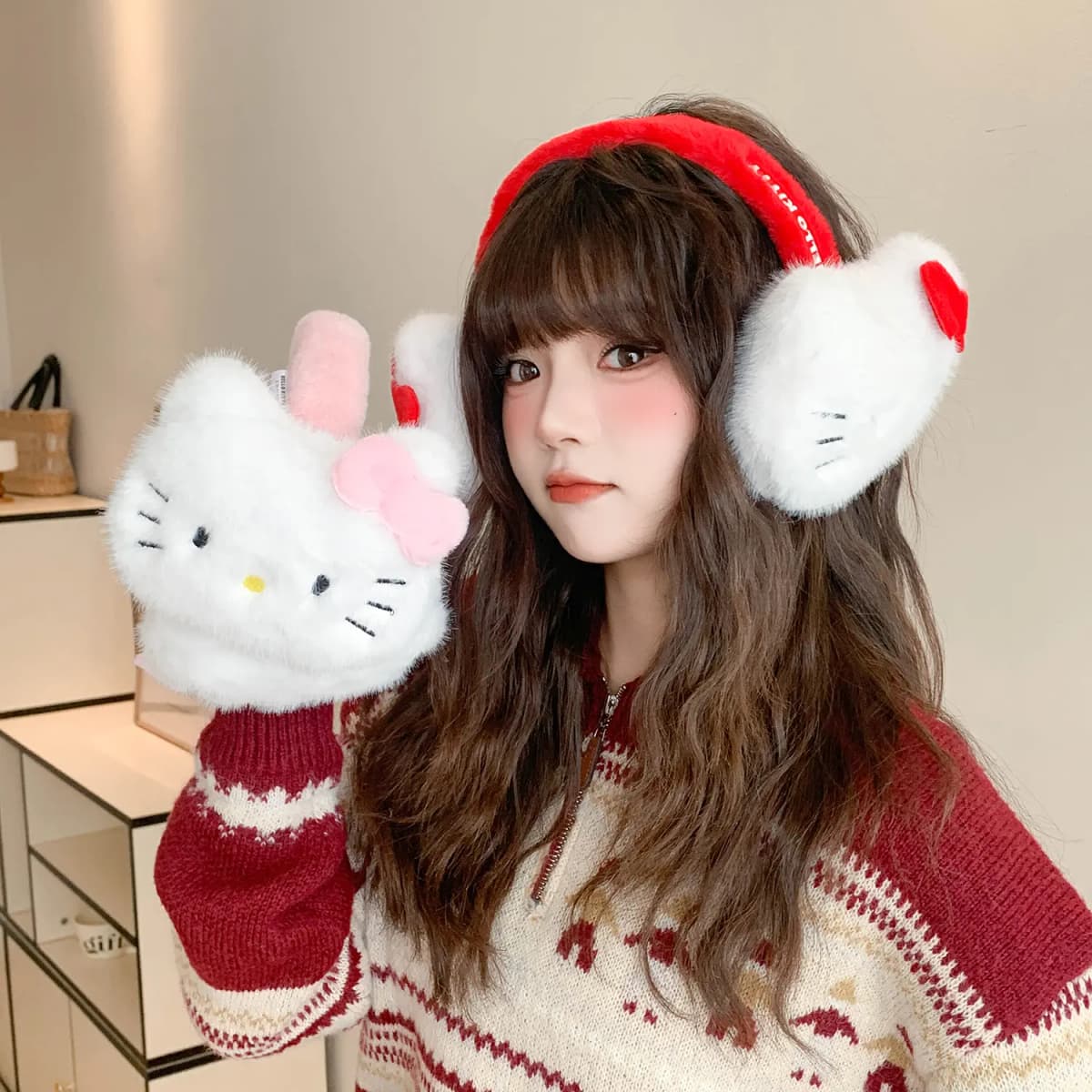 Sanrio Hello Kitty Qulaqcıq Unisex 3