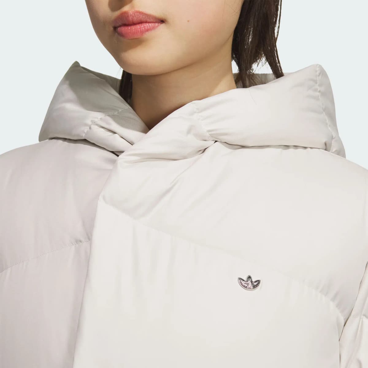 Adidas Originals Clover Series Qadın Kurtka Ağ 4