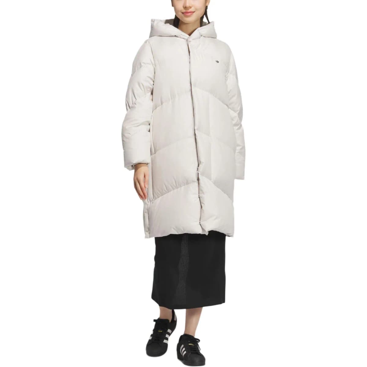 Adidas Originals Clover Series Qadın Kurtka Ağ 2