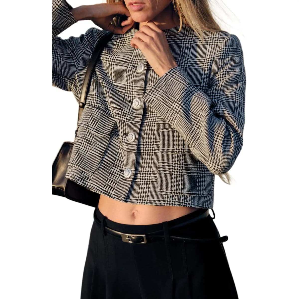 ZARA Business Suit Women's ** Black/White 4