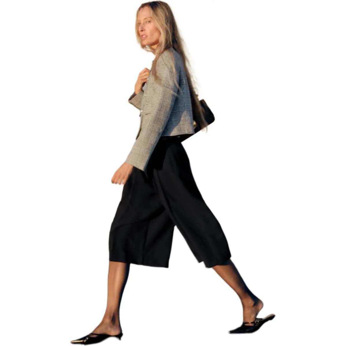 ZARA Business Suit Women's ** Black/White 3