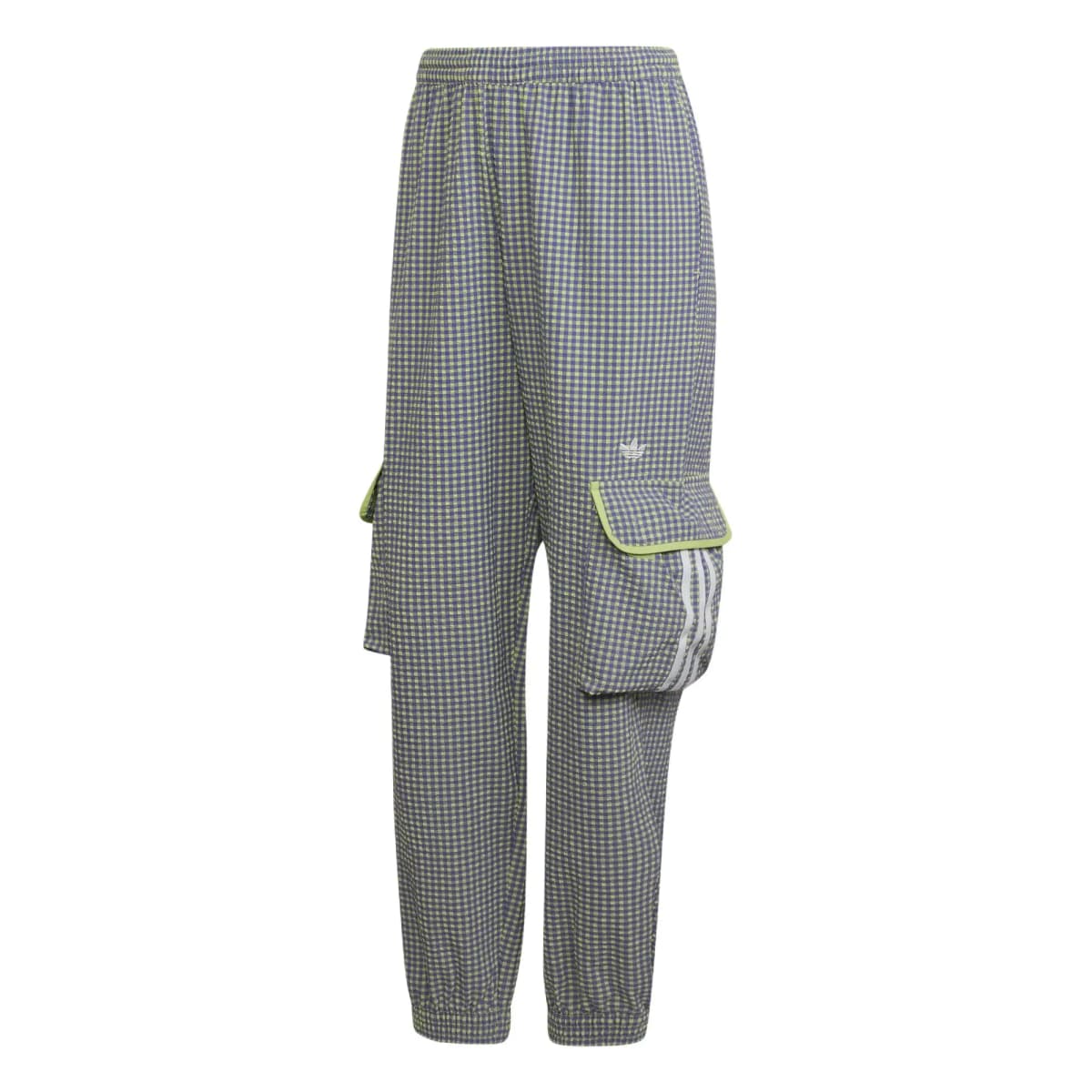 adidas Originals GINGHAMTP Qadın Kargo Şalvarı Boz/Ağ