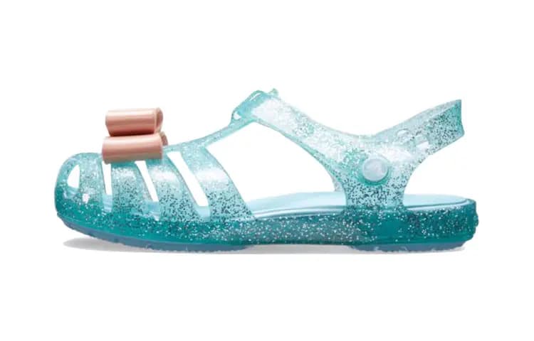 Crocs Isabella Bow Uşaq Səndəli Buz Mavisi