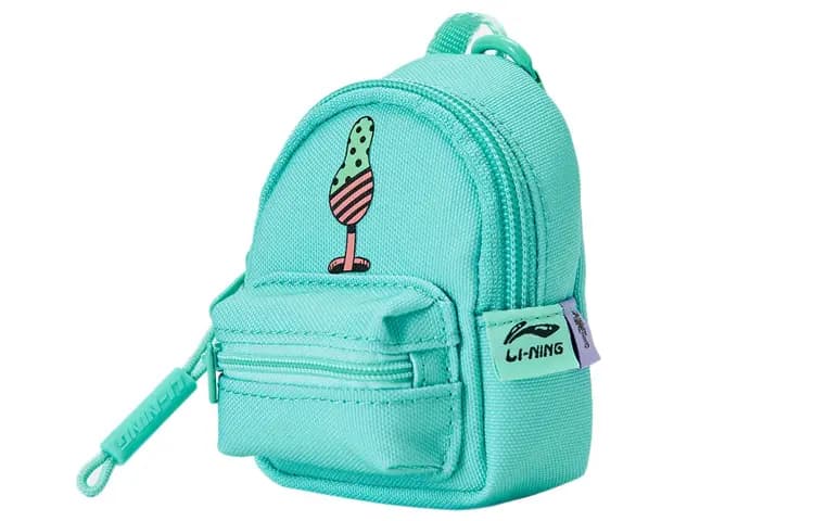 LiNing Li Ning X Steven Harrington Qulaqlıq Çantası Unisex Yaşıl 2