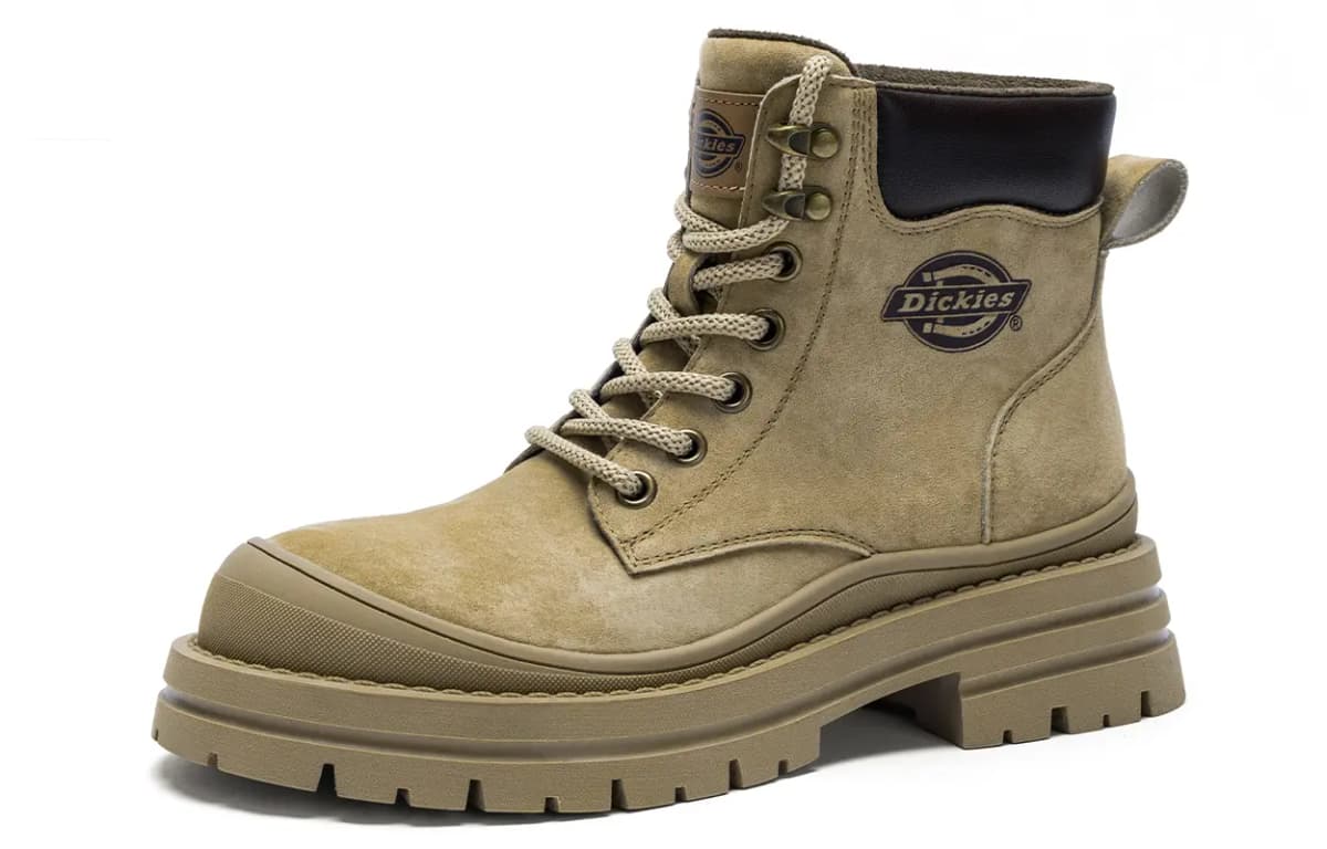 Dickies Fashion Comfortable Trendy Versatile Thick Sole Outdoor Casual Ankle Boots Women's Khaki Green 2