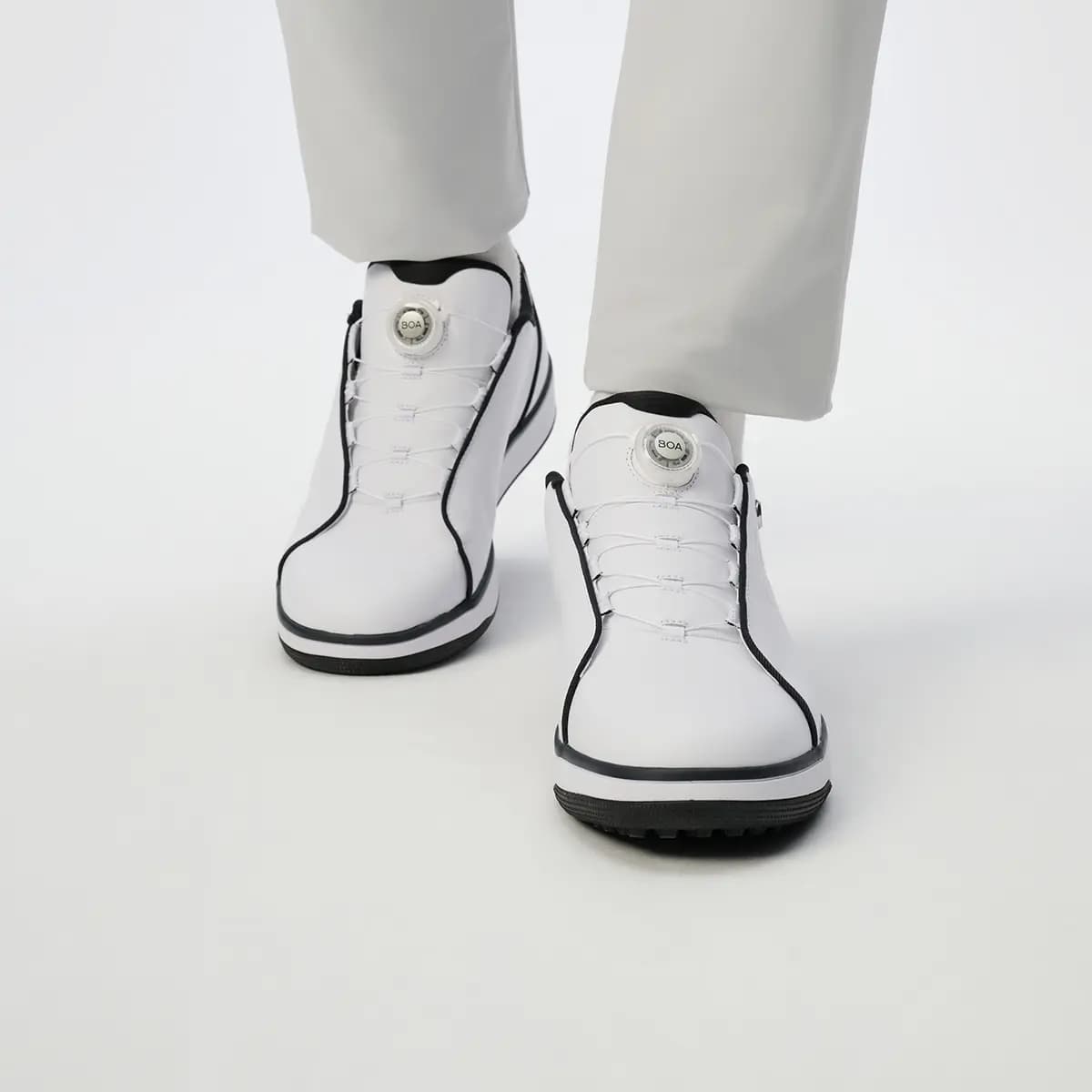FILA GF 1911 Trainer Versatile Cushioned Low-Top Golf Shoes Men's FILA White 4