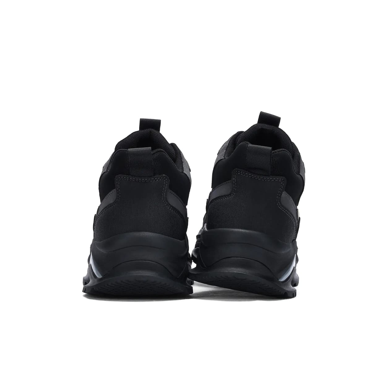 JEEP SPIRIT Black Warrior Warm Waterproof Winter Men's Shoes Trendy Fashion Retro High Appearance Black Office Commute Comfortable Versatile Outdoor Northeast Subzero Fleece Lined Thick Sole Short Snow Boots Men's Graphite Black 4