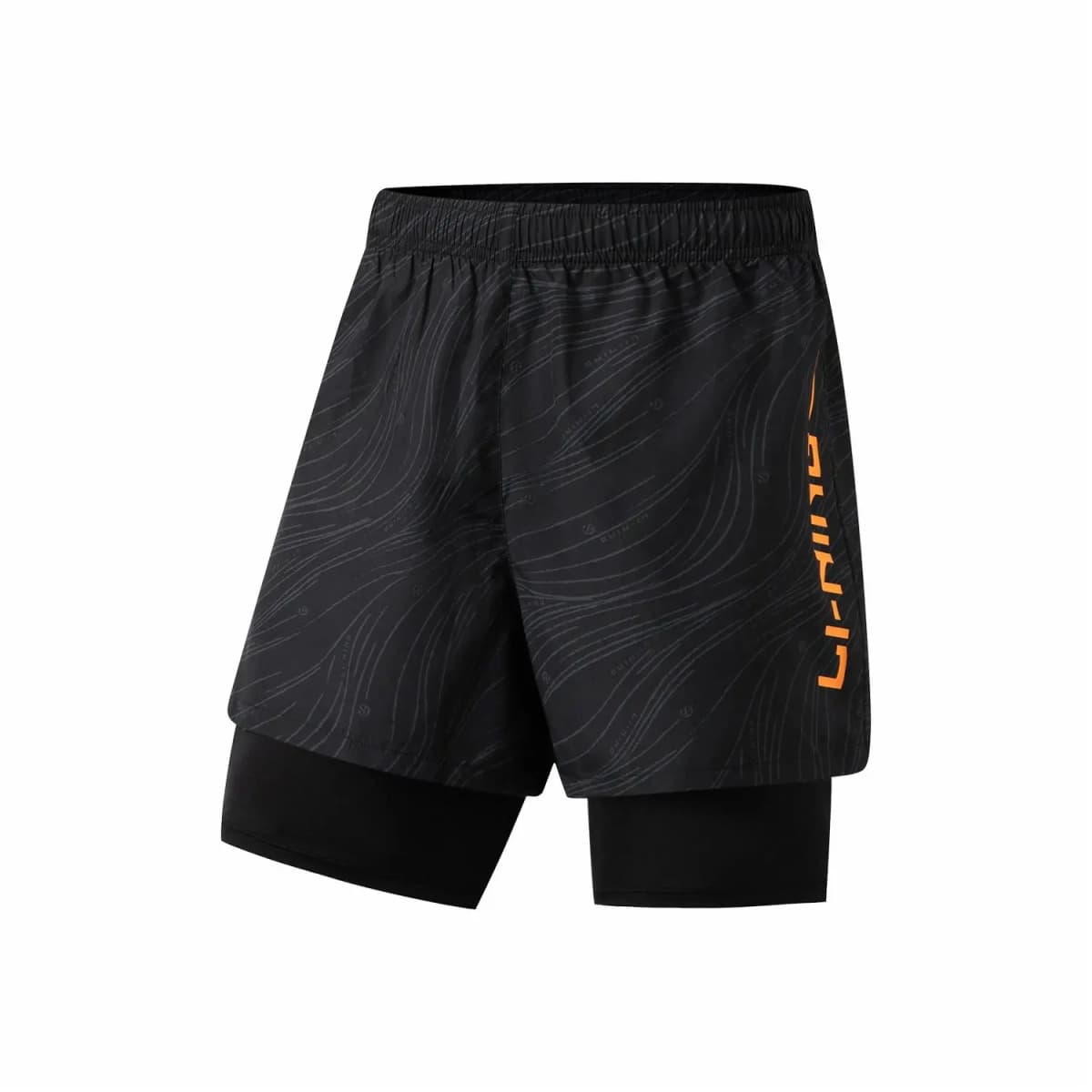 LiNing Swimming Series Kişi Üzgüçü Şortu Qara
