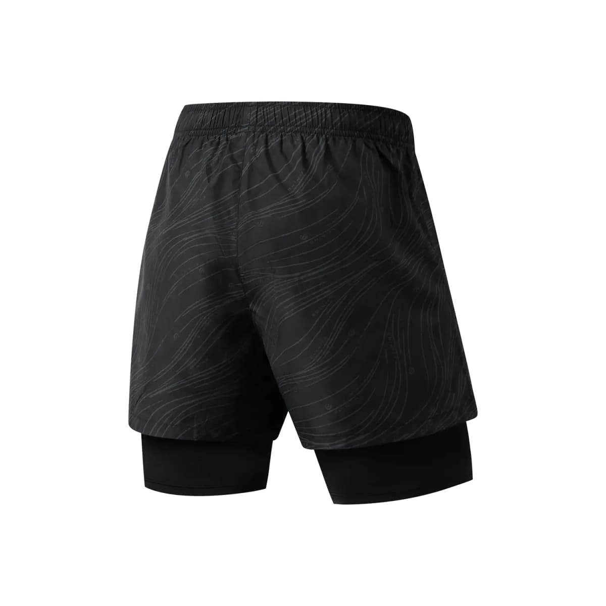 LiNing Swimming Series Kişi Üzgüçü Şortu Qara 2