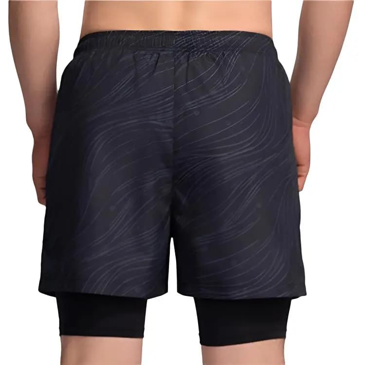 LiNing Swimming Series Kişi Üzgüçü Şortu Qara 3