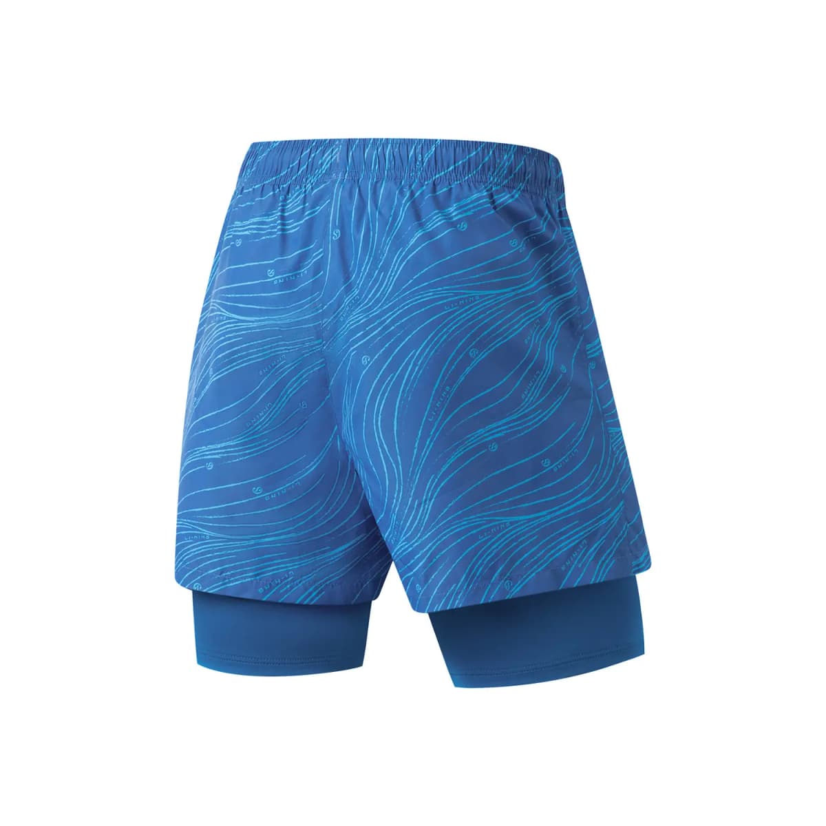 LiNing Swimming Series Kişi Çimərlik Şortu Tünd Safir 2