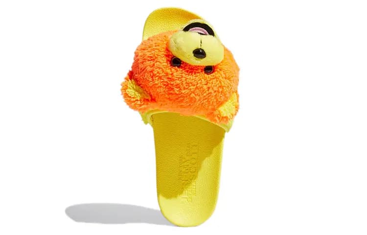 Adidas Originals Js Adilette Jeremy Scott Teddy Yellow 5