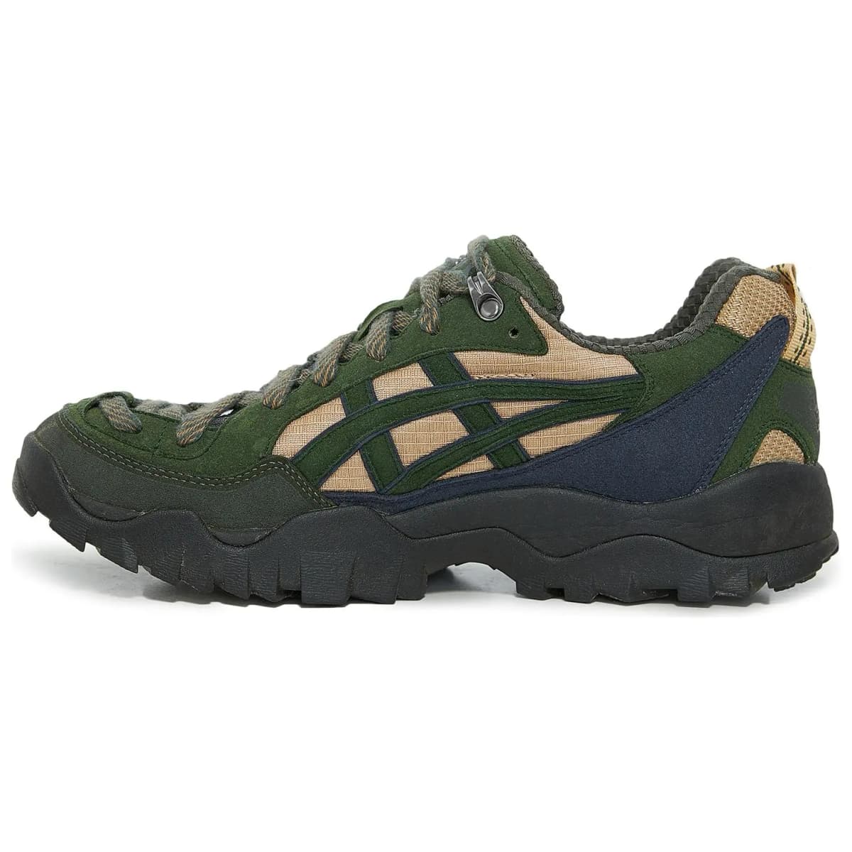 U.Sage Asics GEL-PICKAX Unisex Outdoor Ayaqqabısı Qara/Yaşıl