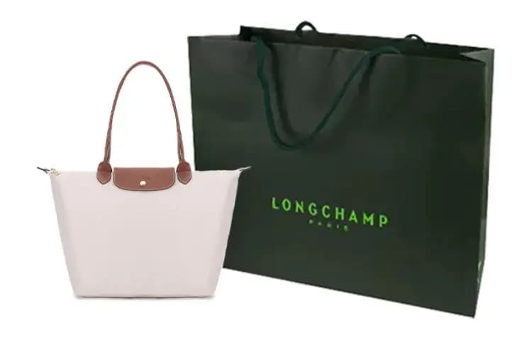 LONGCHAMP Canvas Çanta Qadın Bej 8