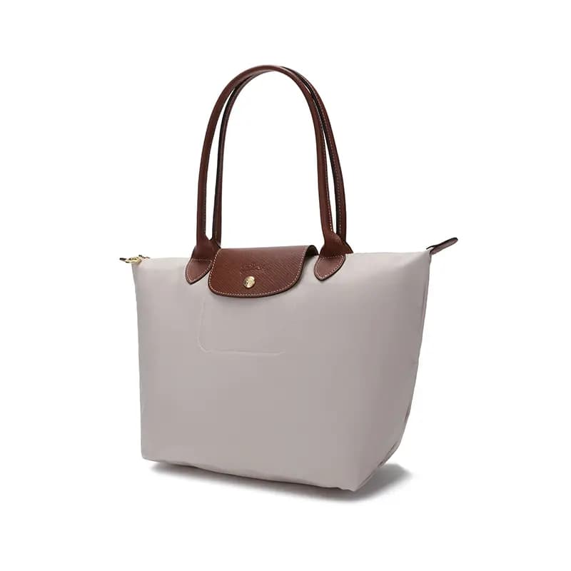 LONGCHAMP Le Pliage Neylon Çiyin Çantası Qadın Kağız Rəngi 2