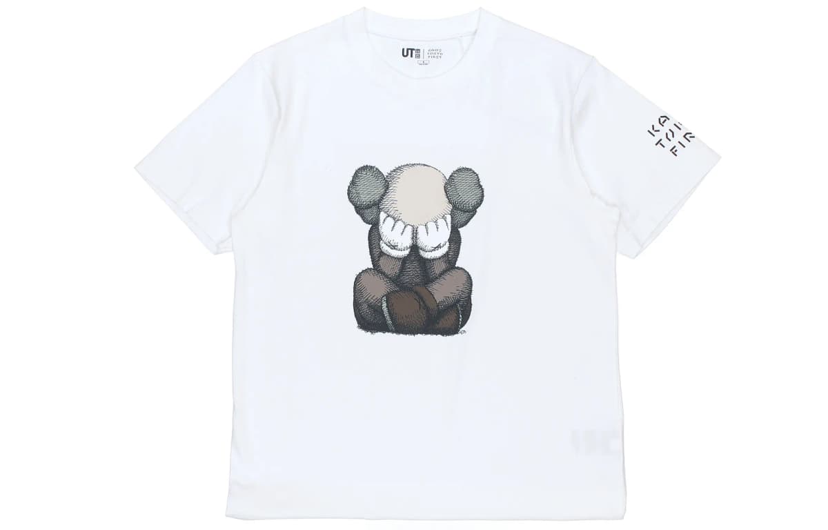 Kaws X UNIQLO Kaws Kolleksiyası Köynək Unisex Ağ