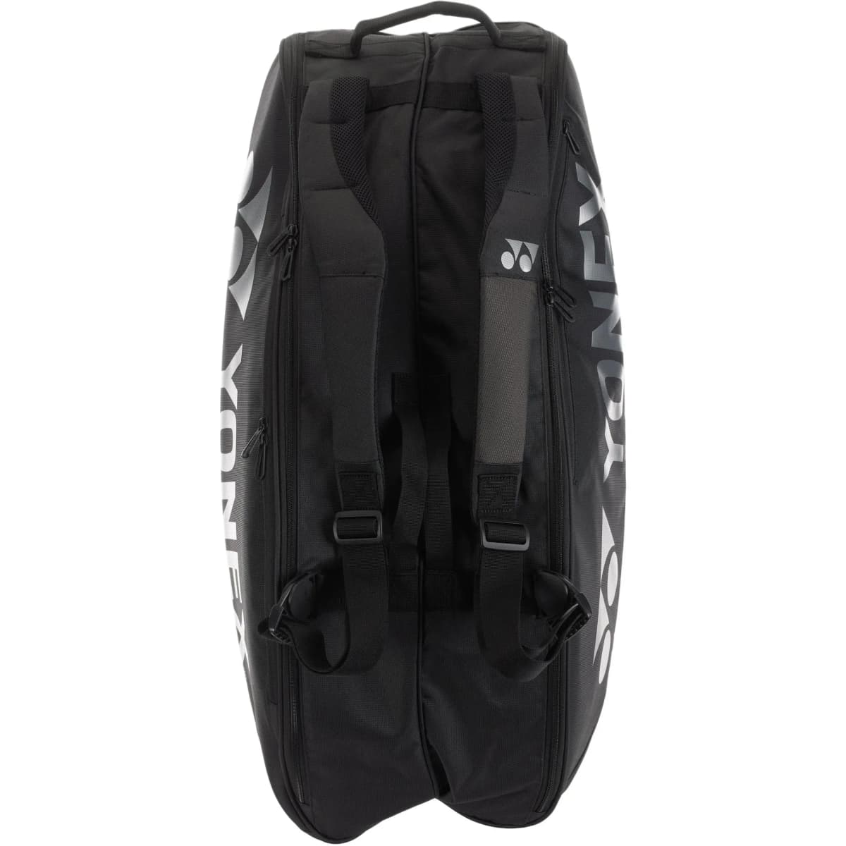 YONEX Large Capacity Portable Durable Badminton Racket Bag 2-Piece Sports Backpack Black (007) Unisex Front Pocket 4