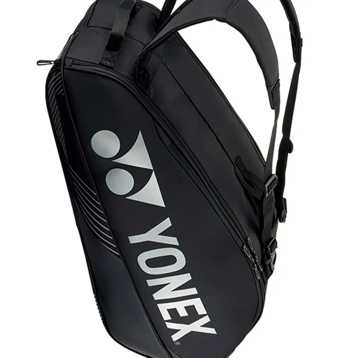 YONEX Large Capacity Portable Durable Badminton Racket Bag 2-Piece Sports Backpack Black (007) Unisex Front Pocket 2