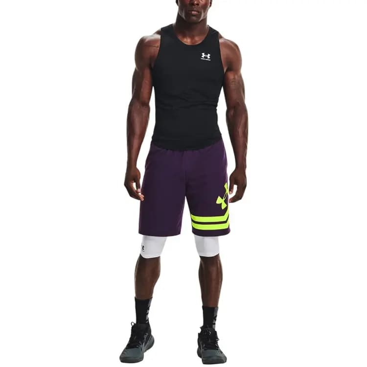 Under Armour HeatGear® Basketbol Maykası Kişi Qara 5