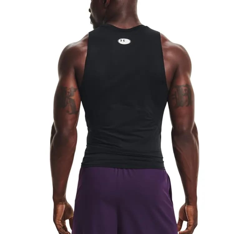 Under Armour HeatGear® Basketbol Maykası Kişi Qara 4