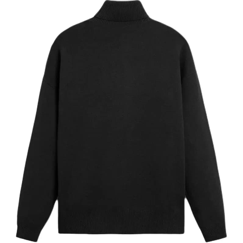 ZARA Loose Casual Mock Neck Long Sleeve Knit Sweater Men's 2