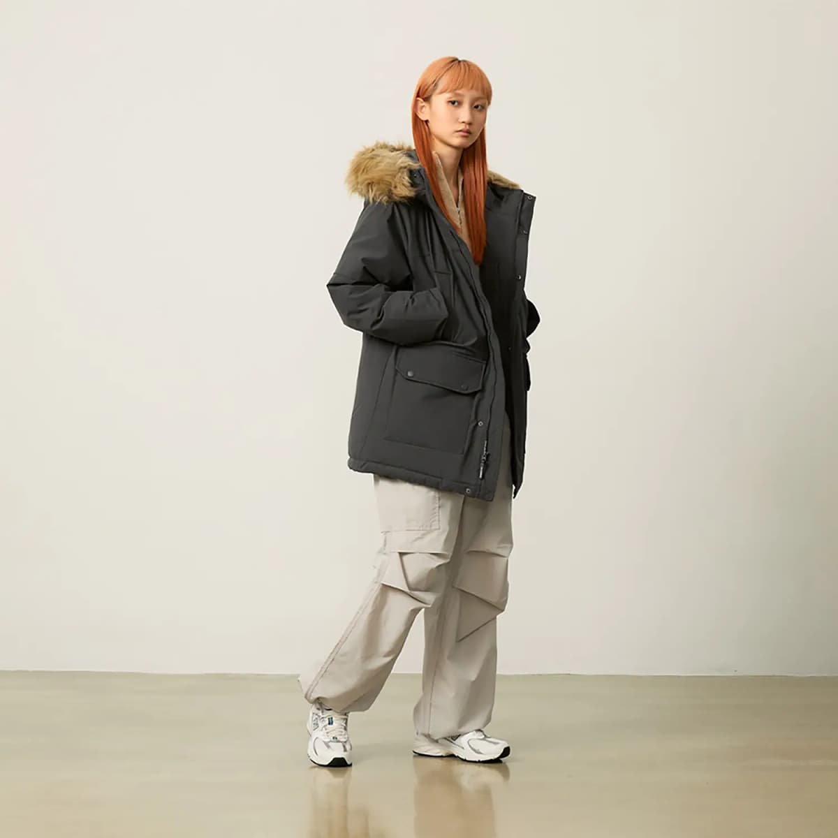 New Balance Pencək Unisex Qara/Boz 5