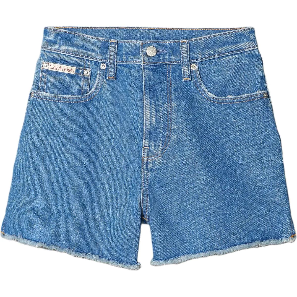 CALVIN KLEIN Qadın Denim Şortu Mavi