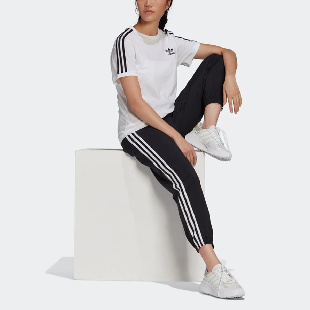 Adidas Originals Sportlife Qadın İdman Şalvarı Qara 5