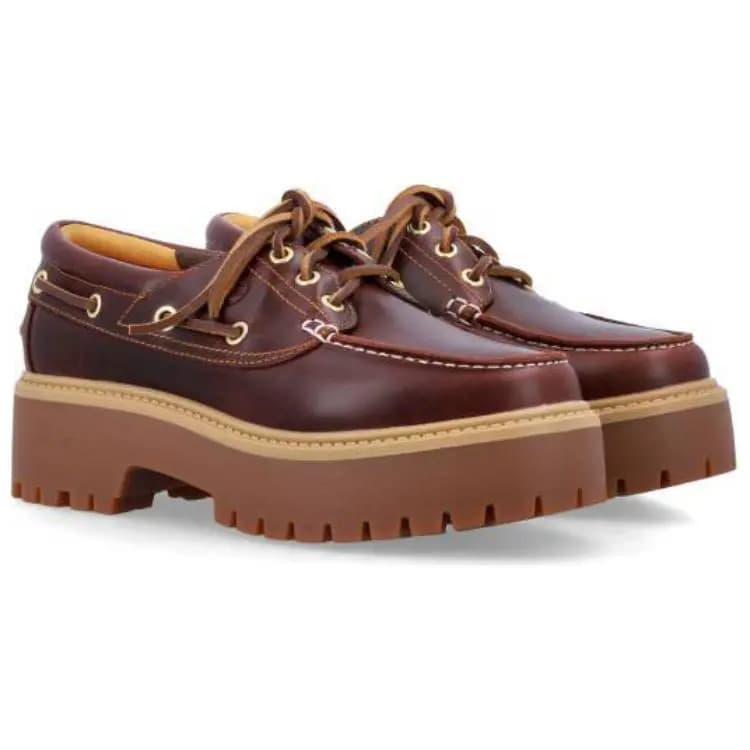 Timberland PREMIUM Series Qadın Boat Ayaqqabısı Qəhvəyi 3