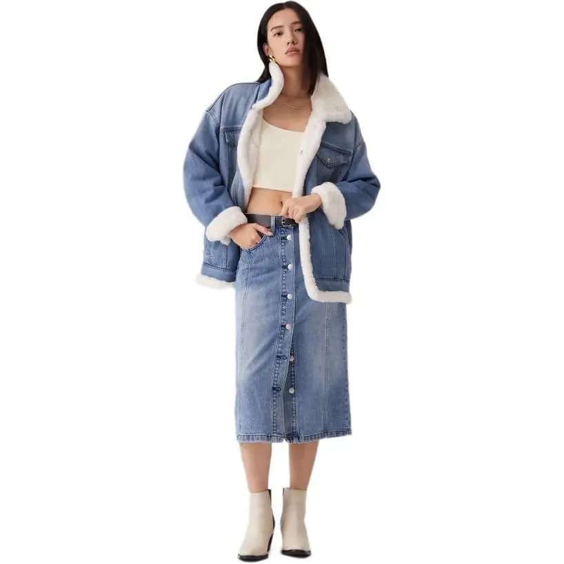 Levi's Qadın Cins Pencəyi Mavi 2