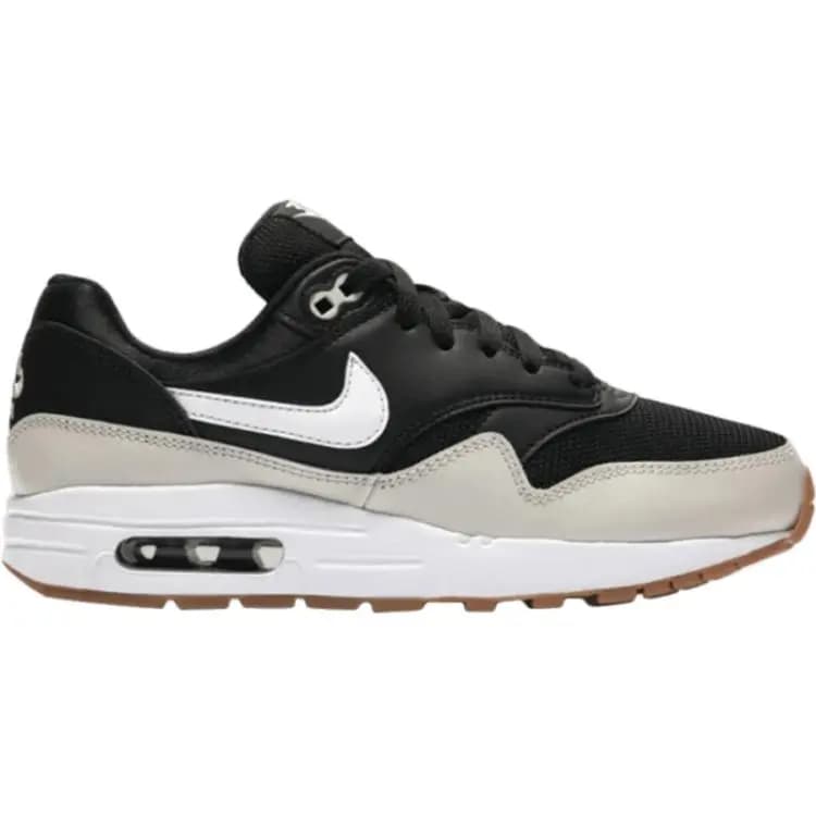 Nike Air Max 1 Uşaq Qaçış Ayaqqabısı Qara/Ağ 2
