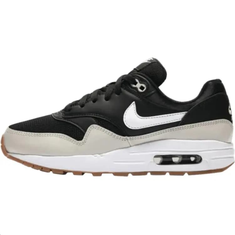 Nike Air Max 1 Uşaq Qaçış Ayaqqabısı Qara/Ağ