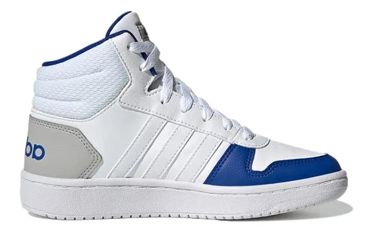 Adidas Neo Hoops 2.0 K Uşaq Skeyt Ayaqqabısı Ağ/Göy 2