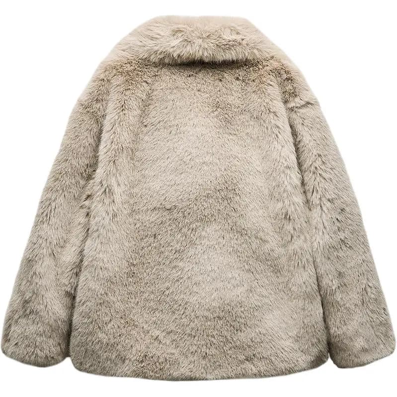 ZARA ZW Series Qadın Palto Dark Taupe 2