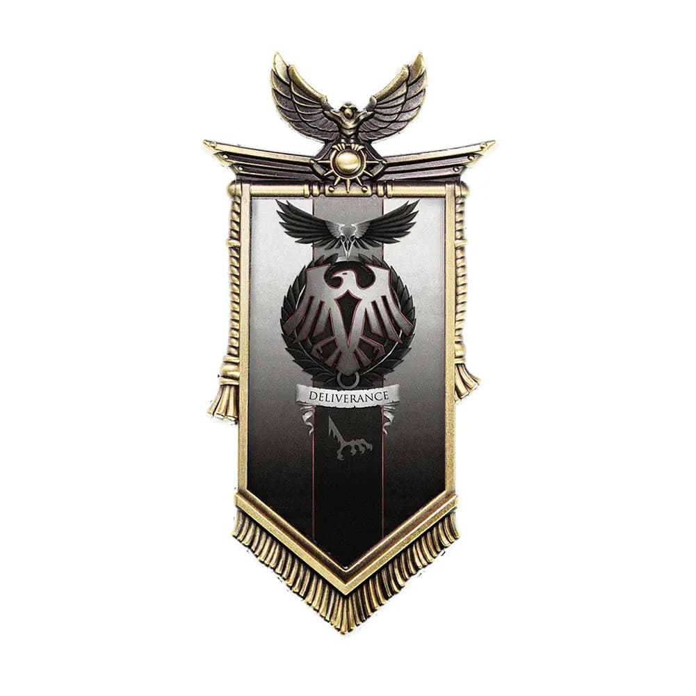 STARFORGED Warhammer 30K Horus Heresy Merch 1st Black Guard Regiment Banner Anime / Games Fridge Magnets