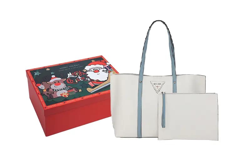 GUESS Dəri Qadın Çantası Çoxrəngli 19