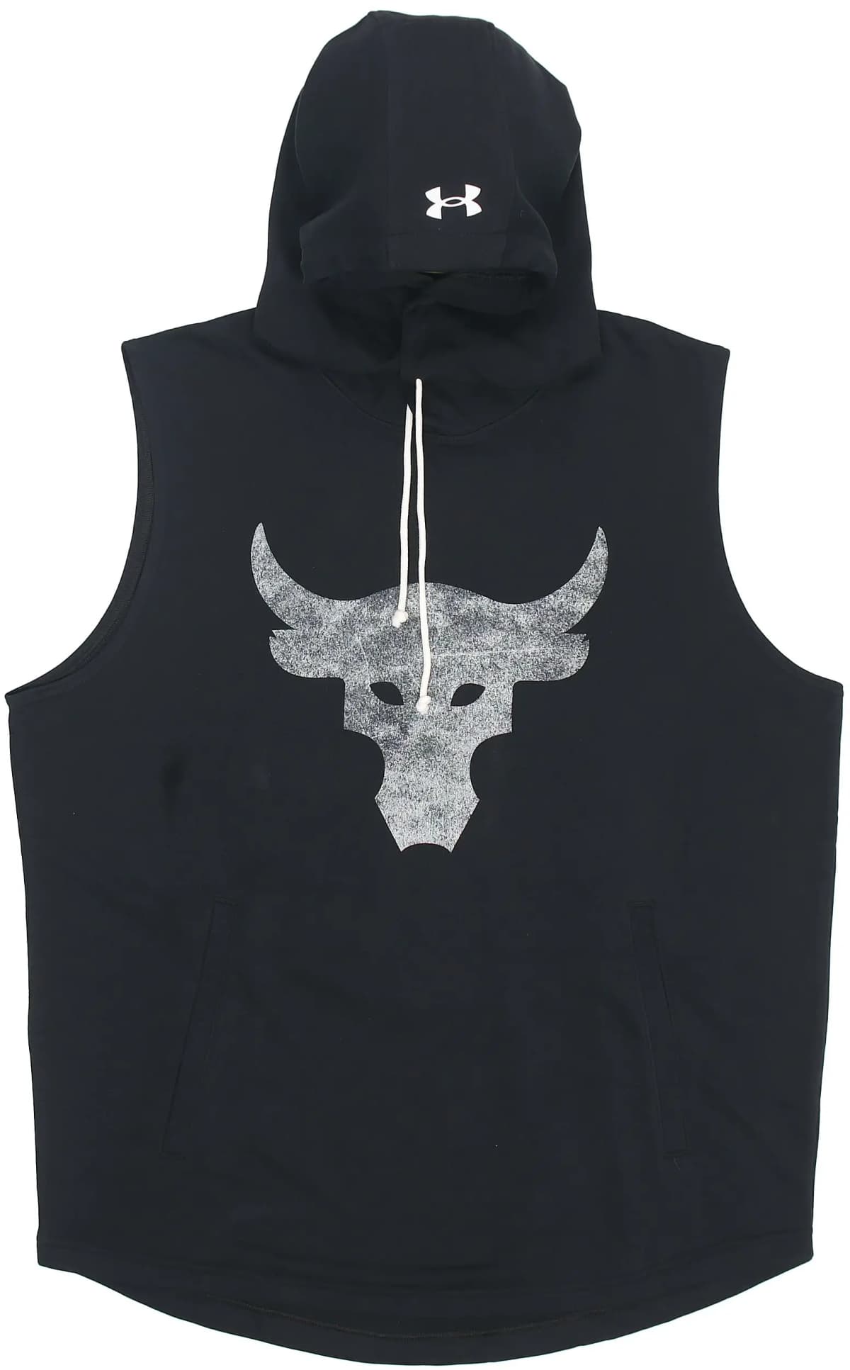 Under Armour Project Cotton Kişi İdman Jileti Qara