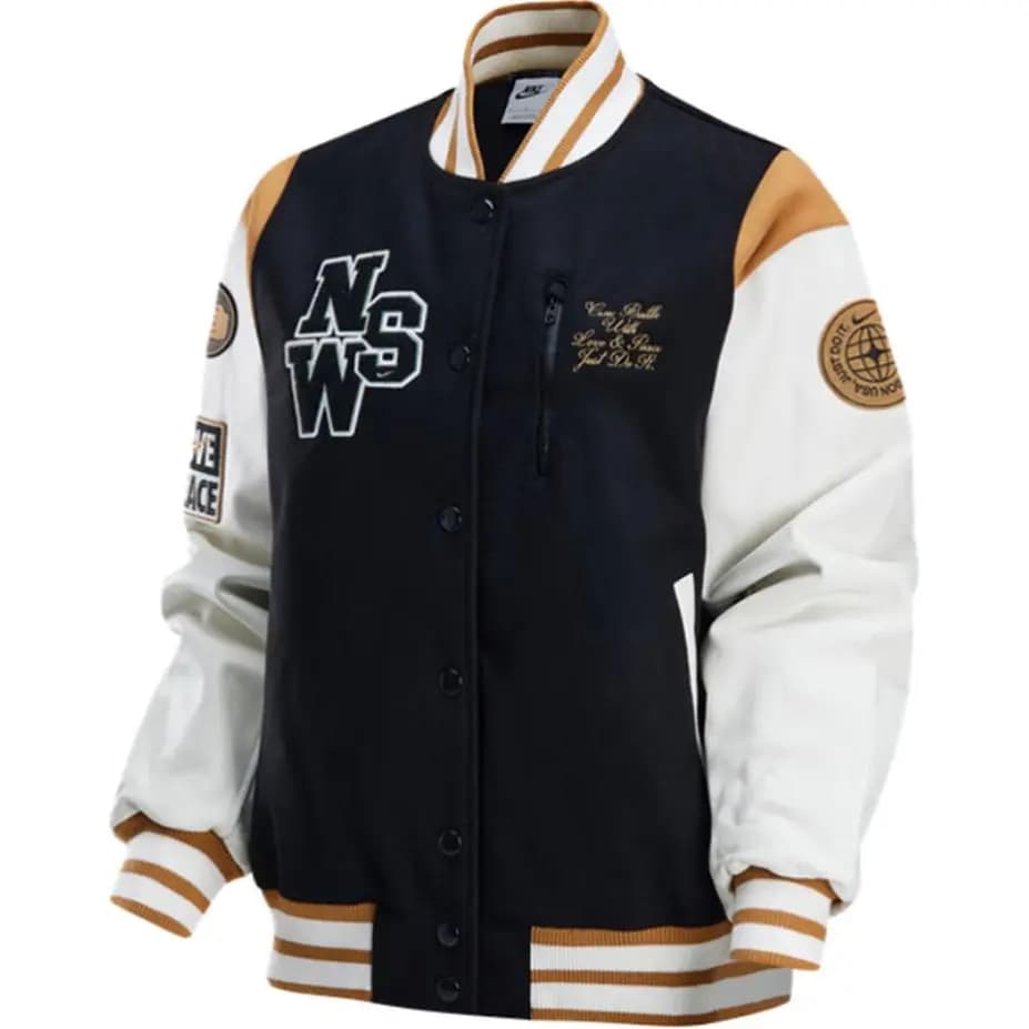 Nike Baseball Jacket Qadın Qara