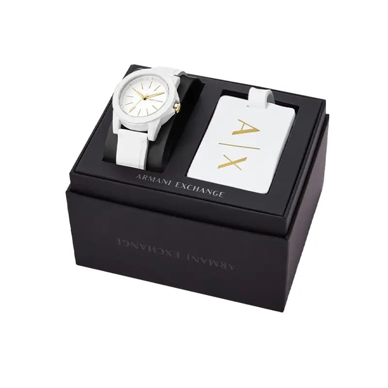 ARMANI EXCHANGE Saat Qadın Ağ