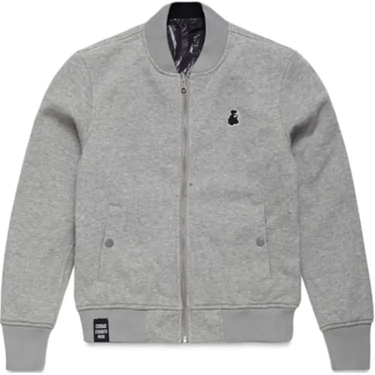 Converse Baseball Jacket Qadın Boz 2