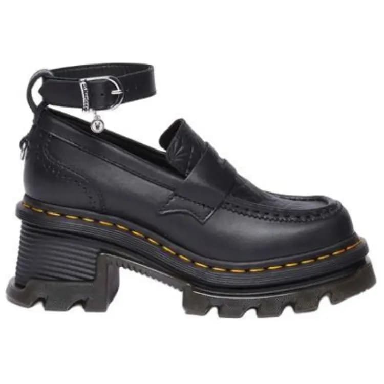MARTENS X WEDNESDAY x Dr.Martens Loafers 4.5CM Women's Black 2