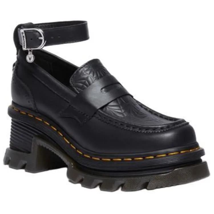 MARTENS X WEDNESDAY x Dr.Martens Loafers 4.5CM Women's Black 3