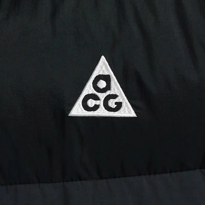 Nike ACG Series Thickened Warm Hooded Zip Puffer Jacket Women's Black 6