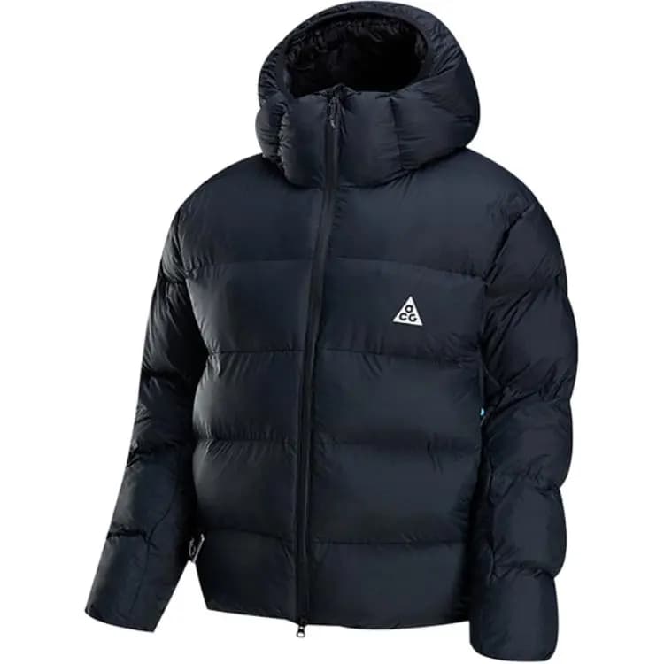 Nike ACG Series Thickened Warm Hooded Zip Puffer Jacket Women's Black