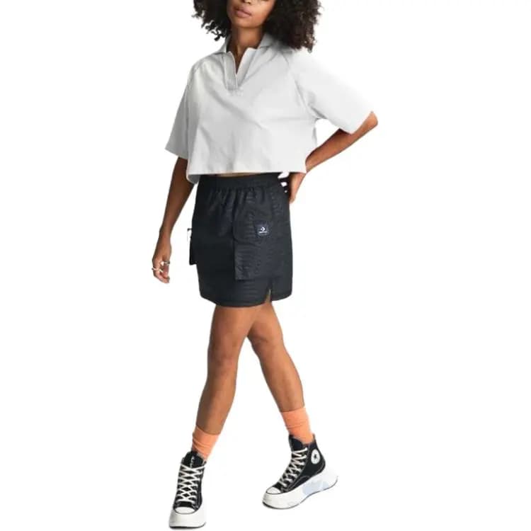 Converse Cargo Short Skirts Women's Black 2