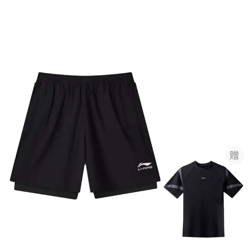 LiNing Unisex Üzgüçülük Şortu Qara 36