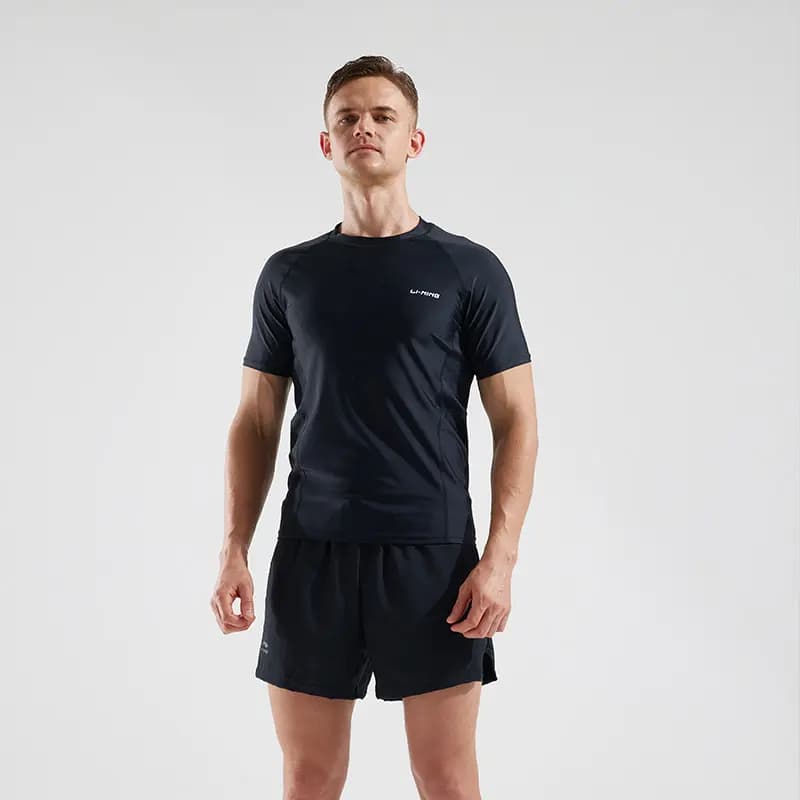 LiNing Unisex Üzgüçülük Şortu Qara 5