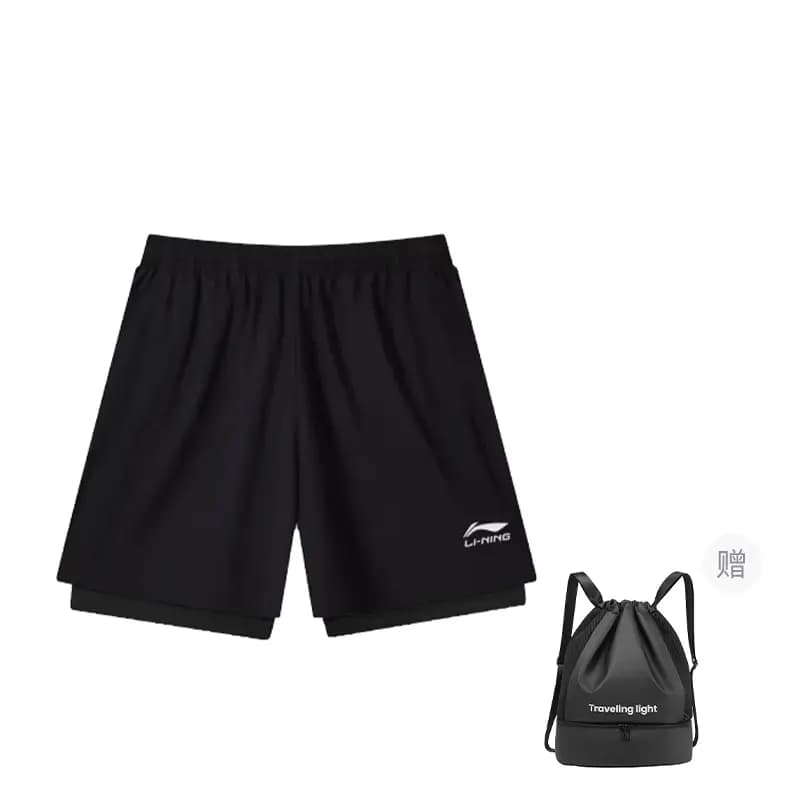 LiNing Unisex Üzgüçülük Şortu Qara 28