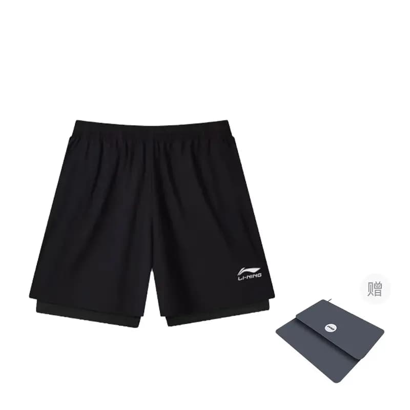LiNing Unisex Üzgüçülük Şortu Qara 24
